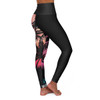 Black Sunrise High Waisted Yoga Leggings (AOP)