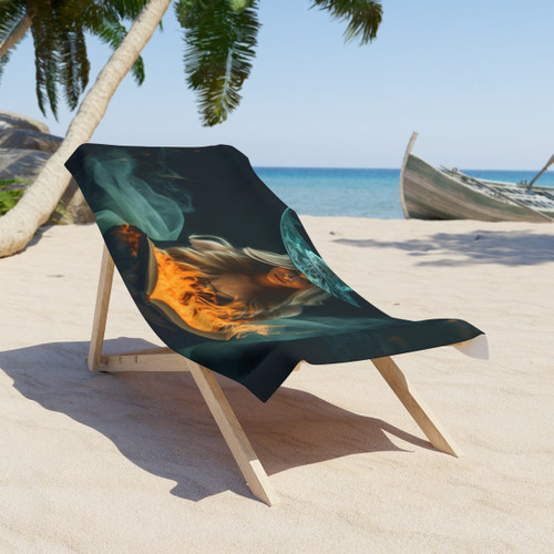 Witches Fire Beach Towel
