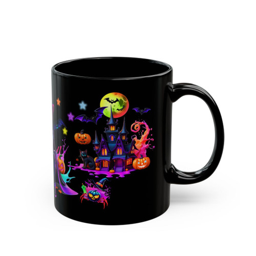 Neon Halloween Black Mug (11oz, 15oz)