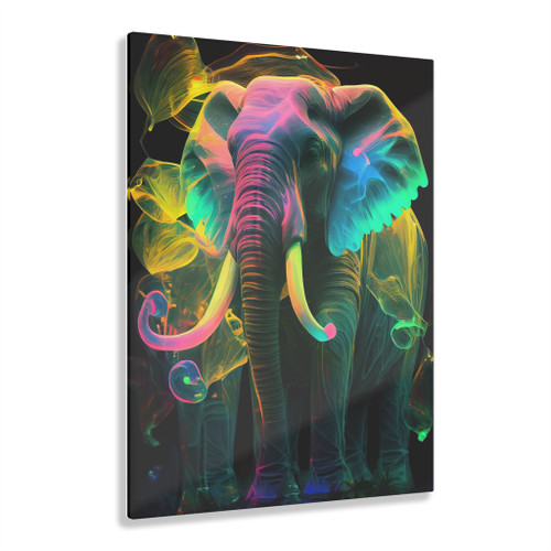 Bright Elephant Acrylic Prints
