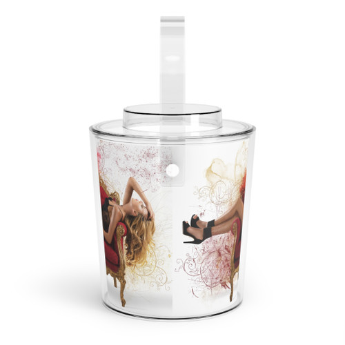 Bossy Ice Bucket with Tongs