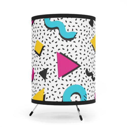 Totaly Rad ripod Lamp with High-Res Printed Shade, US\CA plug