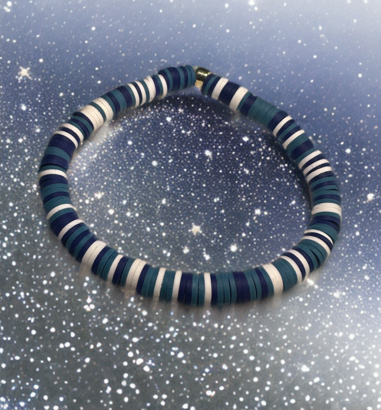 DEEP WAVES GOOD VIBES BEACH BRACELET