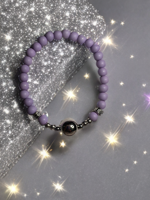 LIGHT PURPLE BEADS PSYCHIC ENERGY BRACELET
