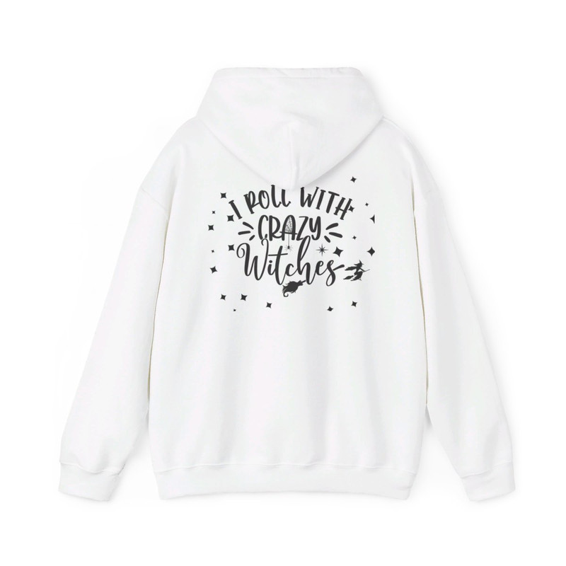 Roll With Crazy Witches Unisex Heavy Blend™ Hooded Sweatshirt