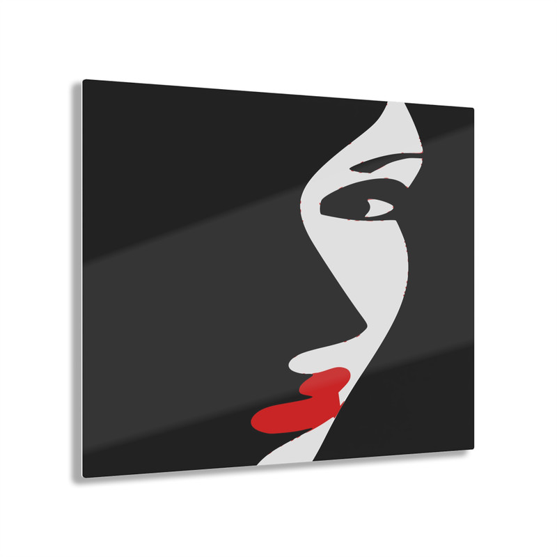 Shades of Black and Red Acrylic Prints