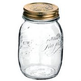 Bormioli case 12X1L preserving jar with lids