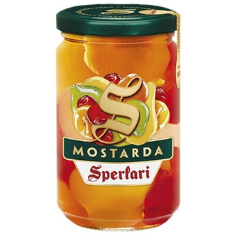 From 1st Dec - Sperlari Mostarda of Cremona Traditional Whole Fruit Mustard 380g