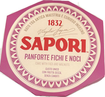 Sapori Fig and Walnut Panforte Tuscan Christmas Sweet 280g