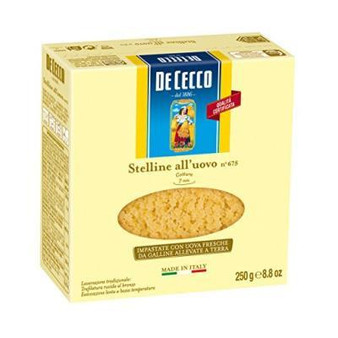 De Cecco Stelline All'Uovo (LITTLE STARS) Pastina for minestrone 250g