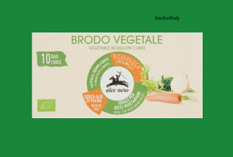 Organic Italian Stock Cubes VEGETABLE 10 x 10g *Gluten & Palm Oil Free