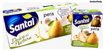 Santàl Pear "Pera" Juice Soft Drink Brik 3x200ml