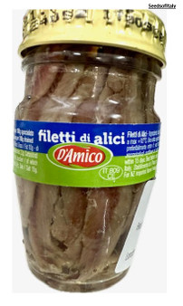 D'amico Filetti di Alici 80g  "Anchovy Fillets" D'amico Filetti di Alici 80g  "Anchovy Fillets"