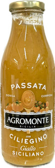 Agromonte/Bottega di Sicilia Passata, Yellow Sicilian Tomato Sauce "Pomodorino Giallo" 520g