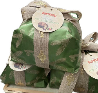 Bonifanti Figs & Choccolate Panettone, Hand Wrapped 750g Bonifanti Figs & Choccolate Panettone, Hand Wrapped 750g