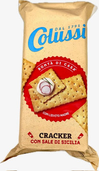 Colussi Crackers with Sicilian Salt, without Palm Oil 500g