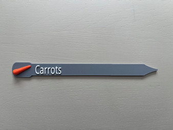 Plant and Herb Marker Tag - Biodegradable - CARROT