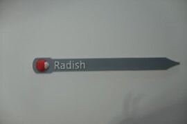 Plant and Herb Marker Tag - Biodegradable -RADISH