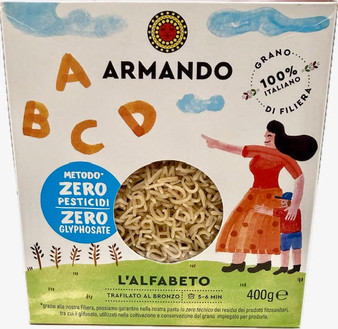 Armando Letters Alphabet Pasta for Children 400g