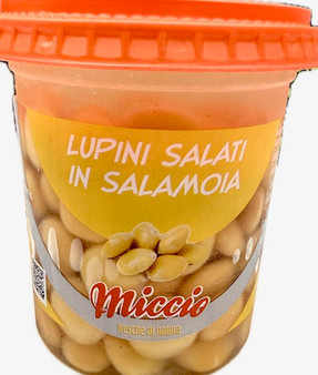 Lupini Beans in Brine 440g, High-Protein Mediterranean Snack (Vegetarian and Vegan)