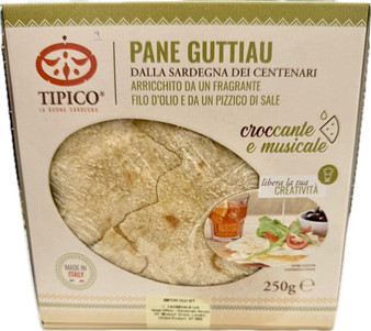 Pane Guttiau" Traditional Sardinian Flatbread with Olive Oil & Sea Salt (250g) (Carta Musica)