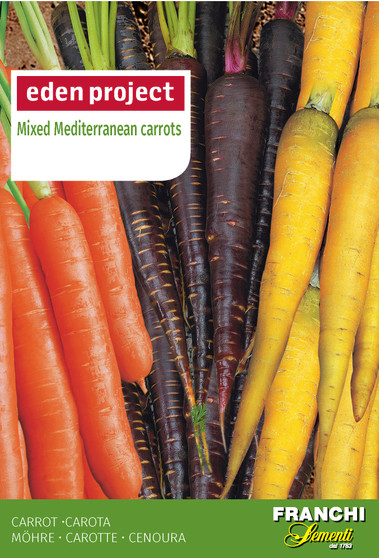 Eden Project Mixed Mediterranean Carrots - Daucus carota