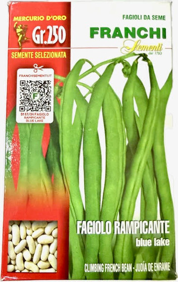 French Bean Blue Lake Box 250g (A) Phaseolus vulgaris L.