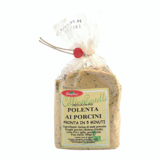 Porcini Mushroom Polenta 350gr By Borghini *Gluten Free*