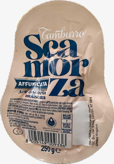 Tamburro Smoked Scamorza cheese 200G Tamburro Smoked Scamorza cheese 200G