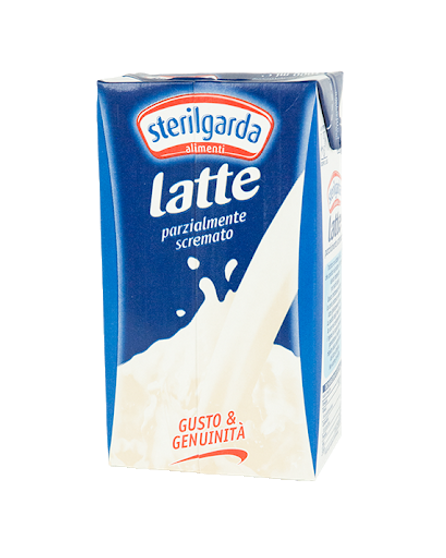 Long Life Italian Partially Skimmed  Milk "Latte" Sterilgarda 1L