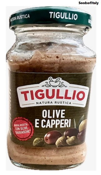 Tigullio Olive and Capers Sauce *Gluten Free* 185g