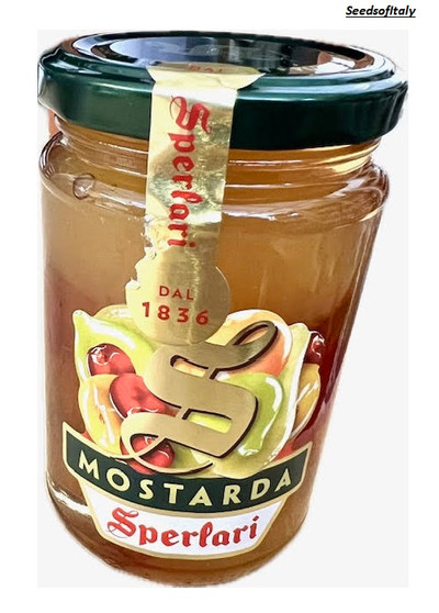 Mostarda di Frutta Mix of Cremona (Mix Fruit Mustard) Sperlari 380g