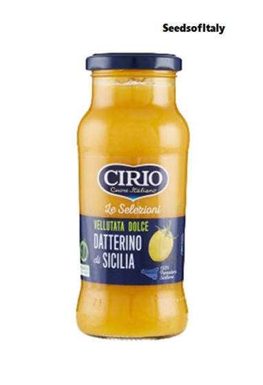 Passata, Yellow Sicilian Tomato Sauce "Datterino Giallo" 350g