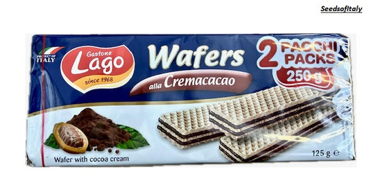 Gastone Lago Wafers with Cocoa Cream Double Pack 250g