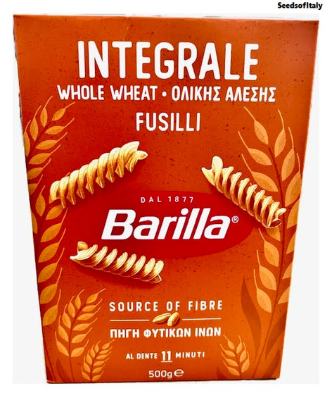 Barilla Whole Wheat Fusilli Integrali (500g)