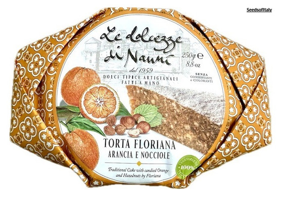 Nanni Torta Floriana Orange & Hazelnut 250g (like Panforte)