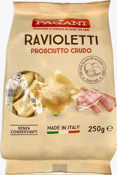 Pagani Ravioletti Filled with cured Ham 250g