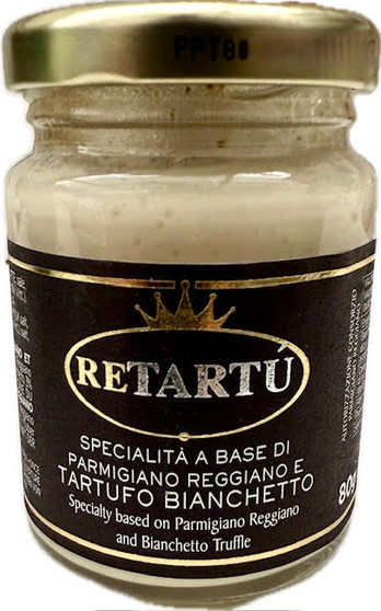 White Sauce with Parmigiano Reggiano DOP and Bianchetto Truffle 80g