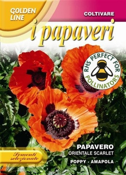 Poppy oriental Scarlet *Short date* expiry 06/2026
