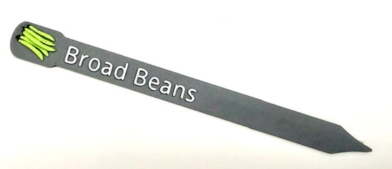 Plant and Herb Marker Tag - Biodegradable - BROAD BEANS