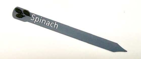 Plant and Herb Marker Tag - Biodegradable - SPINACH