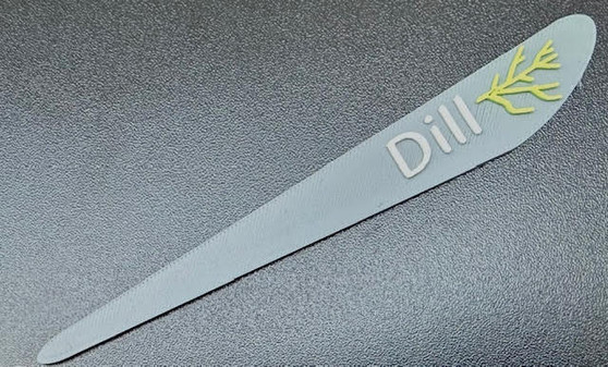 Plant and Herb Marker Tag - Biodegradable -DILL