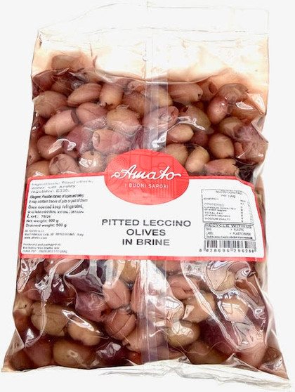 Amato Pitted Leccino Olives 900g
