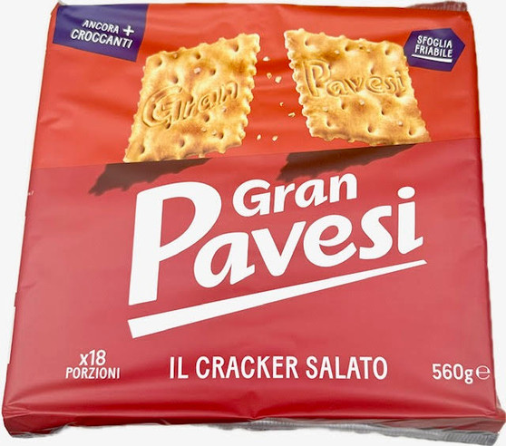 Gran Pavesi Salted Crackers – x18 Portions 560g