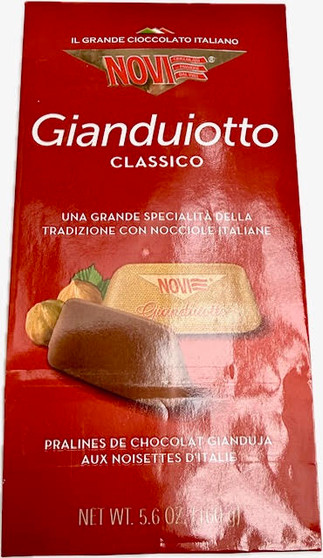 Novi Gianduiotto Classico 160g – Italian Hazelnut Gianduja Chocolates
