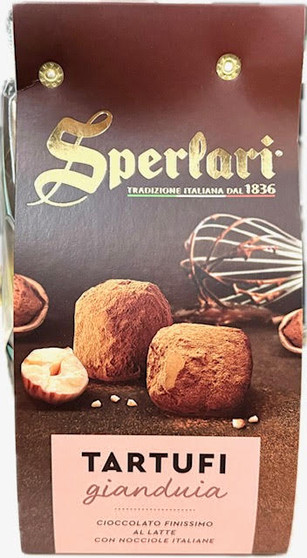 Sperlari Tartufi Gianduia Milk Chocolate & Hazelnut Pralines 160g