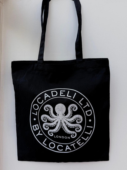 LocaDeli Black Canvas bag in Earth positive cotton