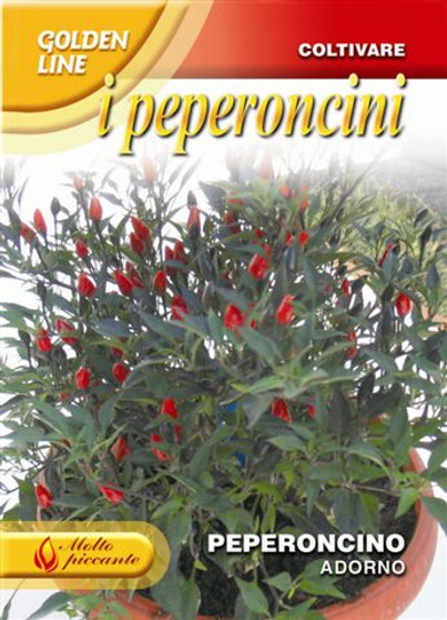 Chilli  Adorno - Voted 10th Hottest by BBC Gardeners World (A) Capsicum annuum L.