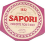 Sapori Fig and Walnut Panforte Tuscan Christmas Sweet 280g