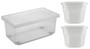 Rigamonti Sealable Containers with lids 3 piece set  - Recyclable